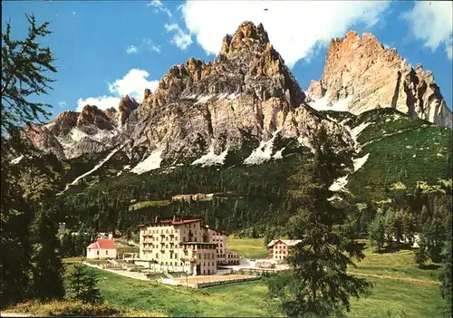 Dolomiten Passo Tre Croci u.Monte Cristallo Kat. Italien