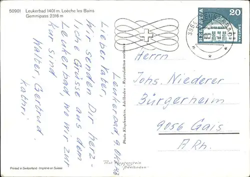 Leukerbad  Kat. Loeche les Bains