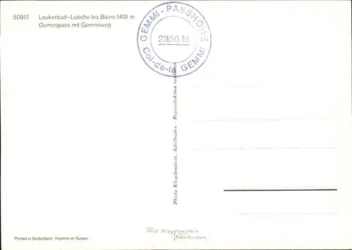 Leukerbad  Kat. Loeche les Bains