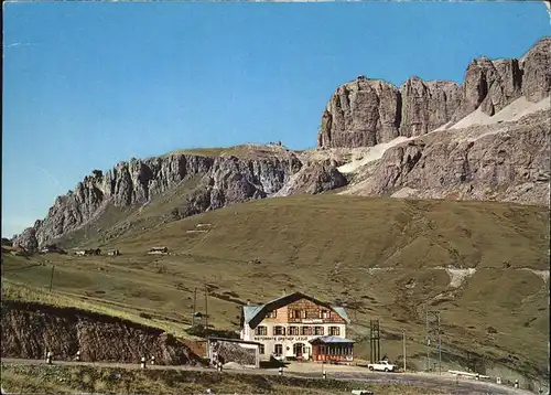 Passo Pordoi Mit Ristorante Gasthof Lezuo Kat. Italien