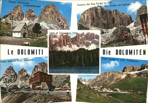 Dolomiten mit Sellapass Kat. Italien