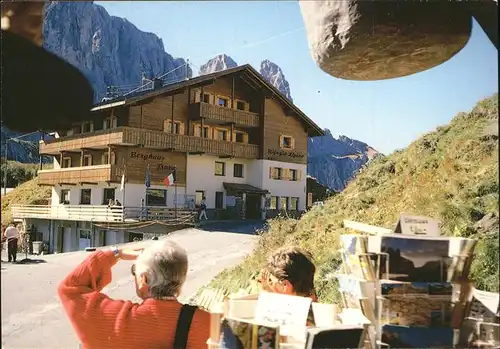 Passo Gardena Dolomiten Passh?he mit Berghaus