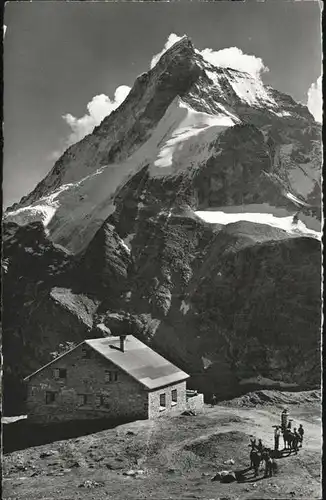 Zermatt VS Schoenbuehlhuette mit Matterhorn Kat. Zermatt