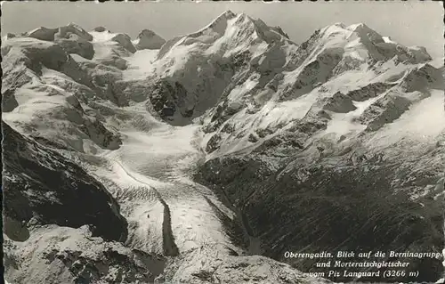 Engadin GR Oberengadin, Blick auf die Berninagruppe / St Moritz /Bz. Maloja