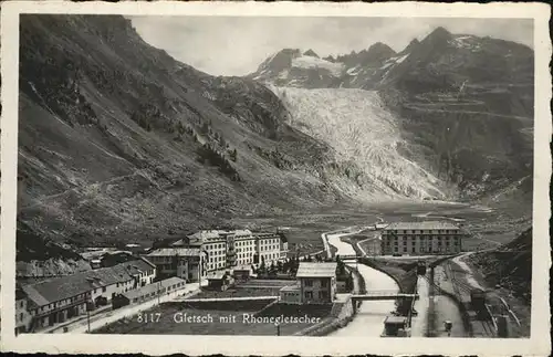 Gletsch mit Rhonegletscher