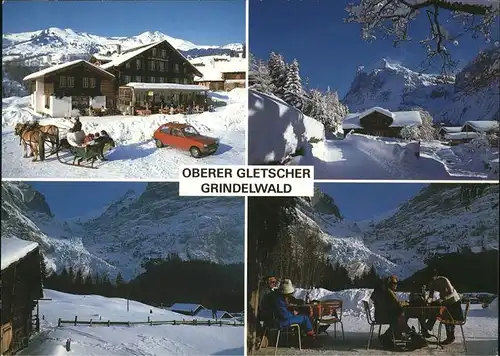 Grindelwald mit Hotel Wetterhorn Kat. Grindelwald