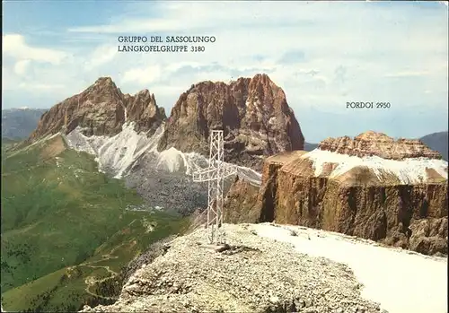 Dolomiten mit Langkofelgruppe Kat. Italien