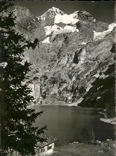 Kandersteg BE Oeschinensee mit Bluemlisalp Kat. Kandersteg