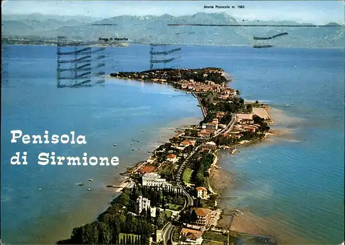 Sirmione Penisola veduta aerea / Italien /Italien