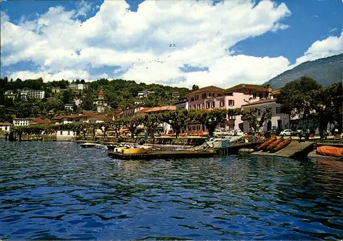 Ascona TI Uferstrasse Lago Maggiore Landungsplatz / Ascona /Bz. Locarno