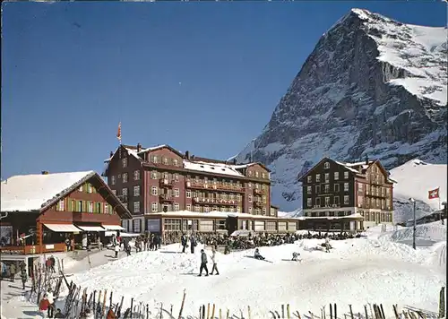 Grindelwald Kleine Scheidegg Berghotel Eiger Berner Alpen Wintersportplatz Kat. Grindelwald