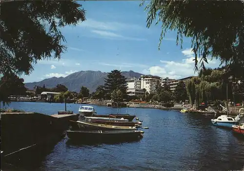 Locarno Anlegesteg Boote Lago Maggiore / Locarno /Bz. Locarno