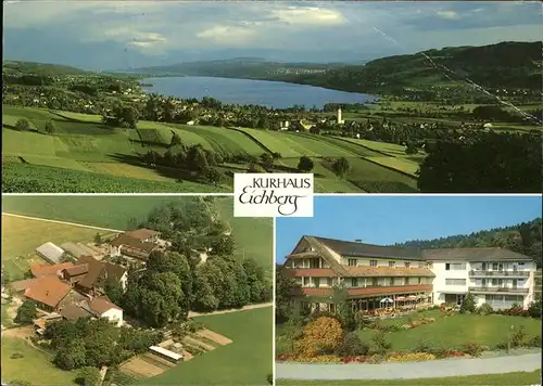 Seengen AG Panorama Hallwilersee Kurhaus Eichberg Fliegeraufnahme Kat. Seengen