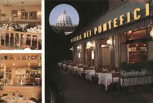 Rom Roma Osteria dei Pontefici Cupola /  /Rom