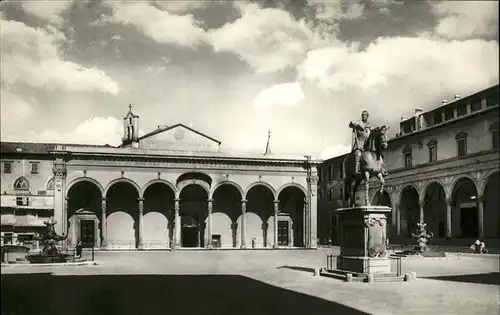 Firenze Toscana Platz und Kirche Annunziata Kat. Firenze