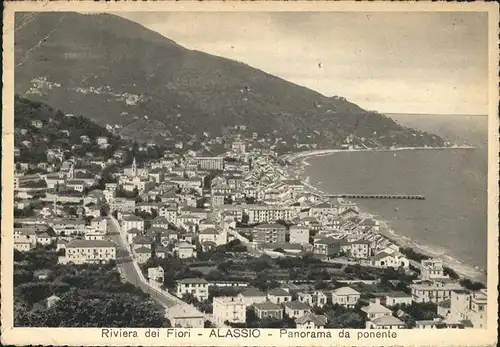 Alassio Panorama da ponente Kat. 