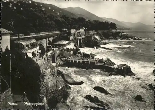 Nervi Mareggiata / Genova /Ligurien