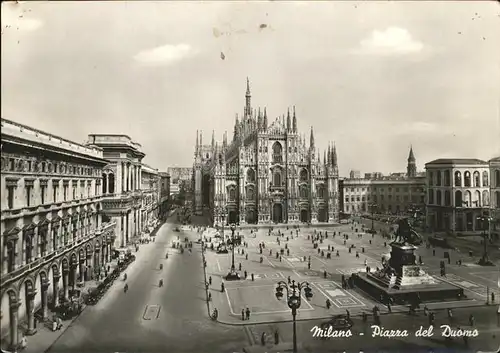 Milano Piazza del Duomo Kat. Italien