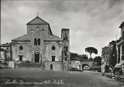 Ravello Duomo e ingresso Villa Rufolo Kat. Italien