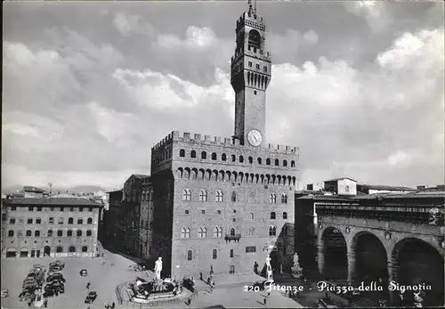 Firenze Toscana Piazza della Signoria Kat. Firenze