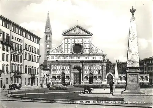 Firenze Toscana Basilica e Piazza di San Maria Novella Kat. Firenze