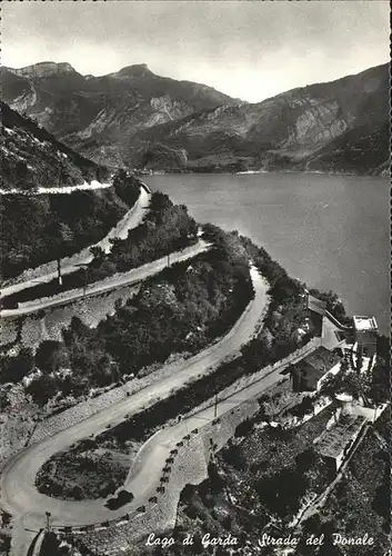 Lago di Garda Strada del Ponale Kat. Italien