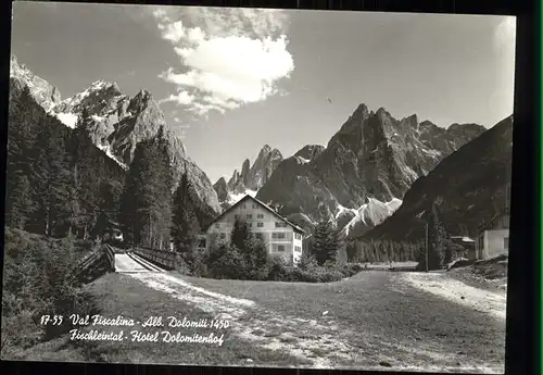 Sexten Sesto Suedtirol Val Fiscalina Albergo Dolomiti Kat. Bozen