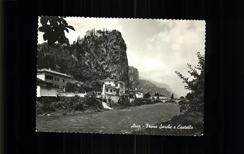 Arco Trentino Fiume Sarche e Castello Kat. Italien