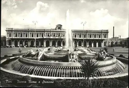 Bari Puglia Piazza Roma e Stazione Kat. Bari