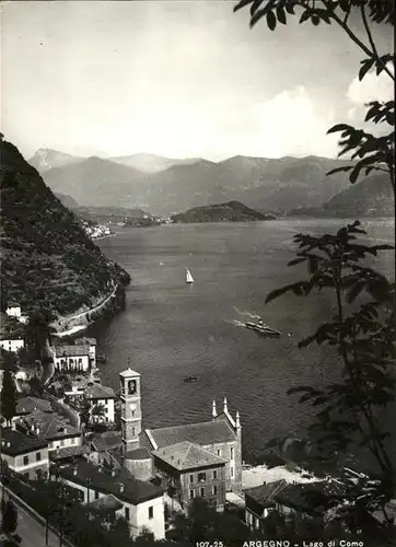 Argegno Lago di Como Panorama Kat. Italien