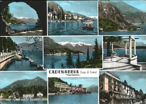 Cadenabbia Lago di Como Impressioni Kat. Griante