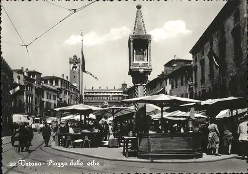 Verona Italia Piazza delle erbe Kat. 