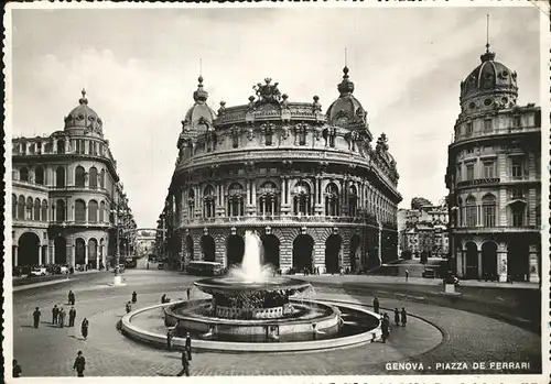 Genova Liguria Piazza de Ferrari Kat. Genova