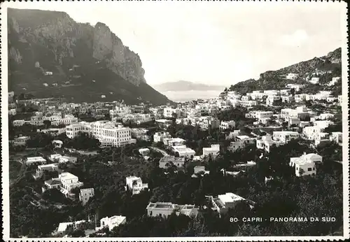 Capri Panorama da Sud Kat. Italien