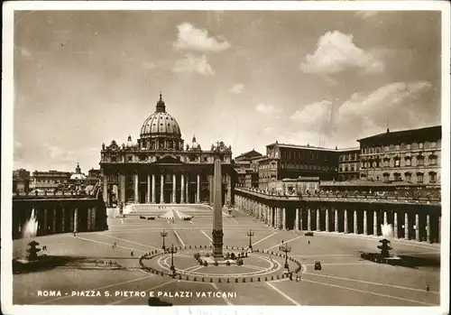 Rom Roma Piazza S Pietro e Palazzi Vaticani /  /Rom