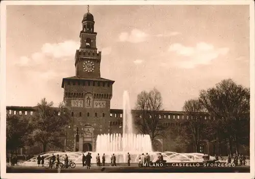 Milano Castello Sforzesco Kat. Italien