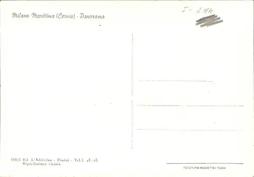 Cervia Milano Marittima Panorama Kat. Italien