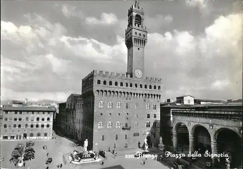 Firenze Toscana Piazza della Signoria Kat. Firenze