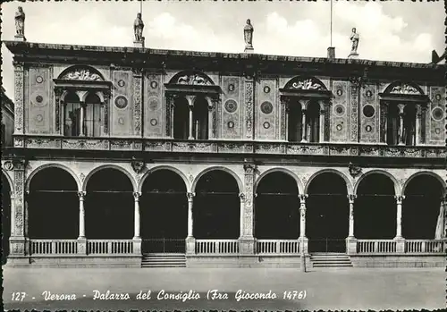 Verona Italia Palazzo del Consiglio Kat. 