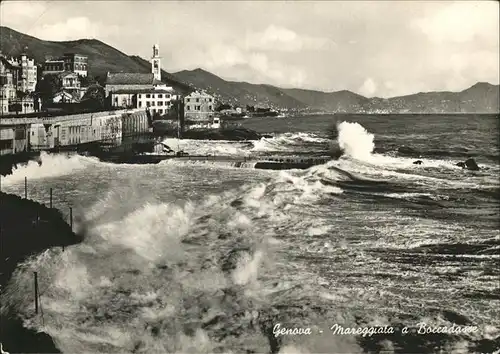 Genova Liguria Mareggiata a Boccadasse Kat. Genova