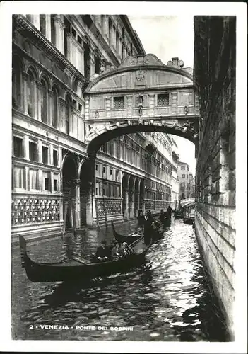 Venezia Venedig Ponte dei Sospiri Kat. 