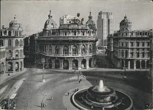 Genova Liguria Piazza de Ferrari Kat. Genova