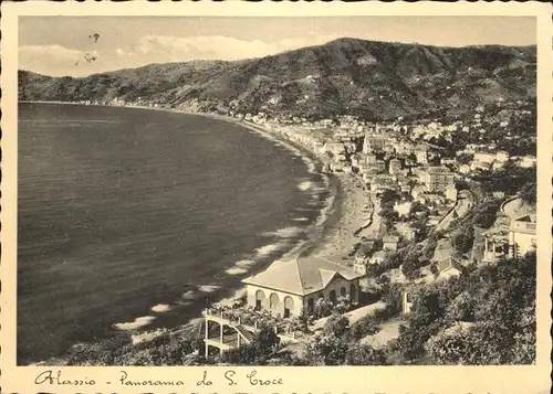 Alassio Panorama da S Croce Kat. 