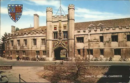 Cambridge Cambridgeshire Wappen Christ College / Cambridge /Cambridgeshire CC