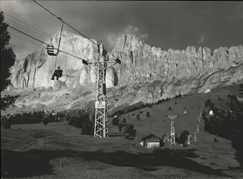 Karersee Suedtirol Rifugio Paolina Sessellift Kat. Welschnofen