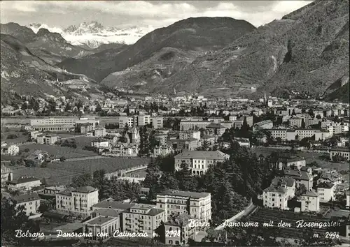 Bozen Suedtirol Rosengarten Kat. Bozen Suedtirol