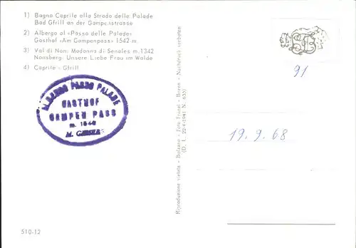 Suedtirol  Kat. Italien