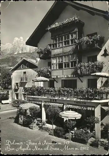 Dolomiten Fiera di Primiezo Bar Aquila Nera Kat. Italien