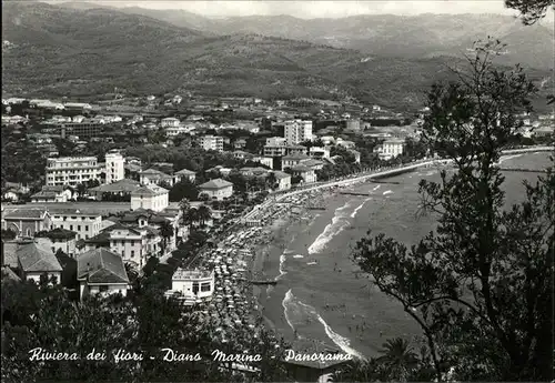 Diano Marina Riviera dei fiori Panorama Strand Kat. Italien