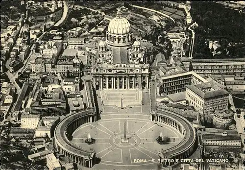 Rom Roma FliegeraufnahmeS. Pietro e Citta del Vaticano Vatikan /  /Rom